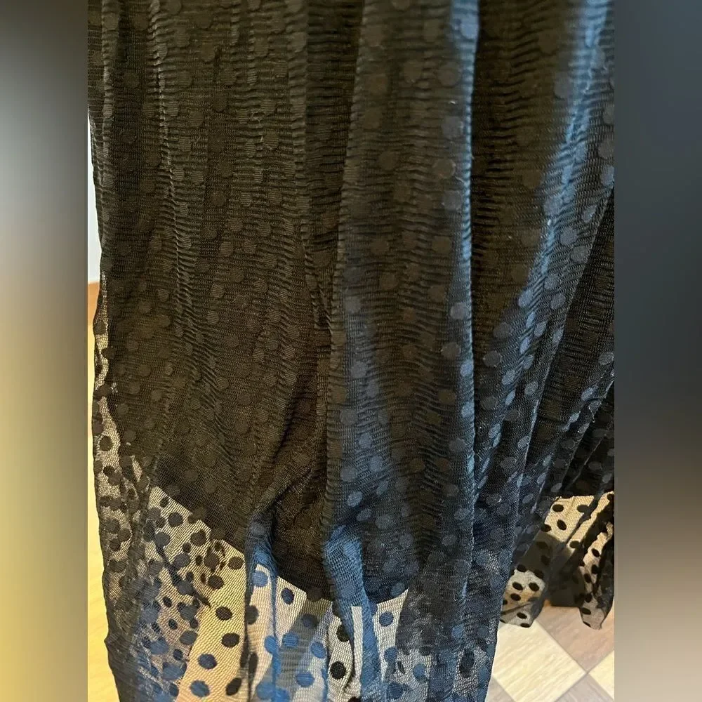 Abound Black Polka Dot Skirt